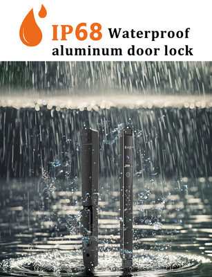 گلومارکت اتوماتیک 3d Face Smart Lock با دوربین امنیتی اثر انگشت بیومتریک درب کشویی Tuya Smart Door Lock