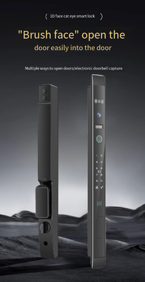 گلومارکت اتوماتیک 3d Face Smart Lock با دوربین امنیتی اثر انگشت بیومتریک درب کشویی Tuya Smart Door Lock