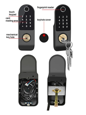 گلومارکت تویا ضد آب دیجیتال TTLock از راه دور باز کردن دو طرفه اثر انگشت قفل هوشمند