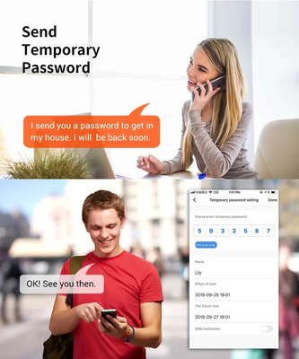 گلومارکت تویا ضد آب دیجیتال TTLock از راه دور باز کردن دو طرفه اثر انگشت قفل هوشمند
