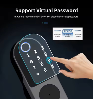 گلومارکت تویا ضد آب دیجیتال TTLock از راه دور باز کردن دو طرفه اثر انگشت قفل هوشمند