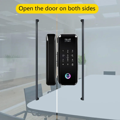 گلومارکت Smart Tuya Wifi قفل درب شیشه ای اثر انگشت کلید کلید دیجیتال رمز عبور قفل ارتباط هوشمند باز کردن از راه دور