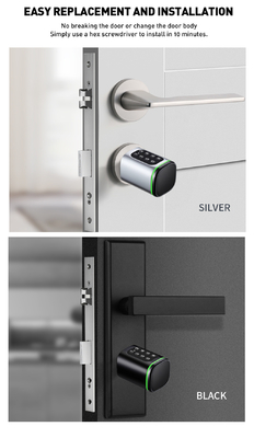 گلومارکت Tuya Ttlock Smart Digital Keyless Door Lock Cylinder Kombination Password &amp; Card قفل الکترونیک سلندر های قفل هوشمند