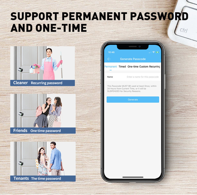 گلومارکت Tuya Ttlock Smart Digital Keyless Door Lock Cylinder Kombination Password &amp; Card قفل الکترونیک سلندر های قفل هوشمند