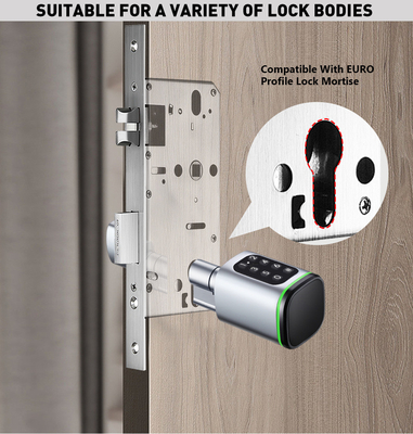 گلومارکت Tuya Ttlock Smart Digital Keyless Door Lock Cylinder Kombination Password &amp; Card قفل الکترونیک سلندر های قفل هوشمند