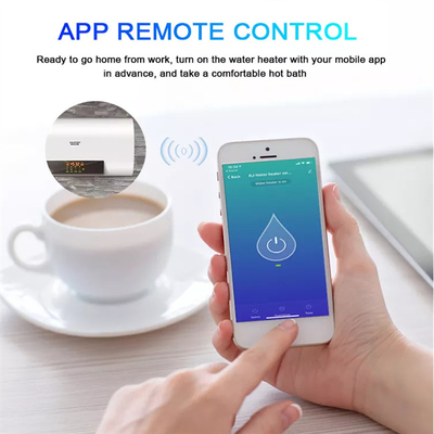 گلومارکت تویا Smart Glass Touch Button Wifi Smart Boiler Switch کنترل صوتی الکسا EU Standard سوئیچ آبگرمکن