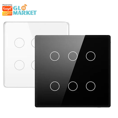 گلومارکت Smart Wifi Brazil 118*124 سوئیچ کار با گوگل الکسا دستیار تویا سوئیچ هوشمند برای خانه