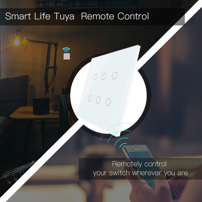 گلومارکت Smart Wifi Brazil 118*124 سوئیچ کار با گوگل الکسا دستیار تویا سوئیچ هوشمند برای خانه