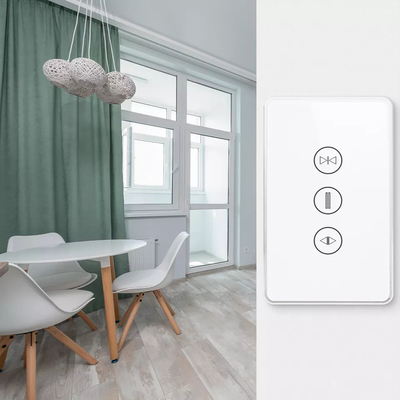 Glomarket Us استاندارد Tuya Wifi سوئیچ پرده هوشمند دکمه لمسی کنترل صدا سوئیچ شاتر هوشمند Alexa Google Home
