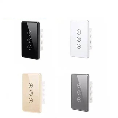 گلومارکت دیجیتال هوشمند سوئیچ نور وای فای Dimmer بی سیم شیشه لمسی دیوار نور سوئیچ پانل Tuya کنترل از راه دور با الکسا