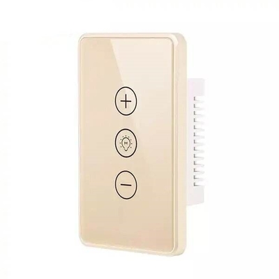 گلومارکت دیجیتال هوشمند سوئیچ نور وای فای Dimmer بی سیم شیشه لمسی دیوار نور سوئیچ پانل Tuya کنترل از راه دور با الکسا