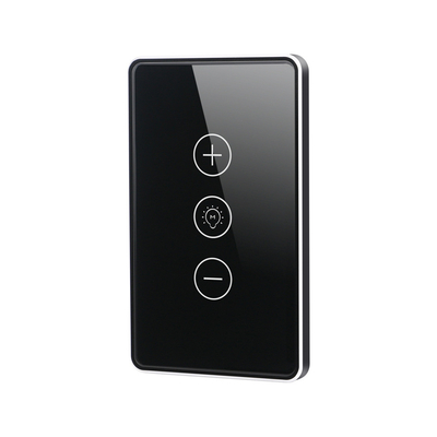 گلومارکت دیجیتال هوشمند سوئیچ نور وای فای Dimmer بی سیم شیشه لمسی دیوار نور سوئیچ پانل Tuya کنترل از راه دور با الکسا