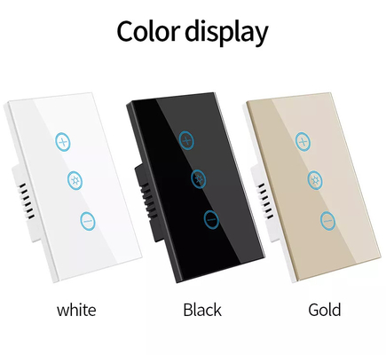 گلومارکت ایالات متحده استاندارد Dimmer بدون سیم سوئیچ الکتریکی Smart Switch هوشمند دیوار Dimmer روشنایی سوئیچ هوشمند خانه اتوماسیون