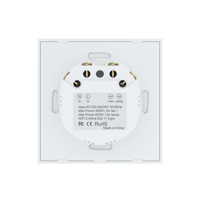 گلومارکت Tuya Wifi Smart Fan Switch Tuya Smart Switch فان سرعت نور روشن و خاموش کنترل صوتی کنترل EU / US استاندارد