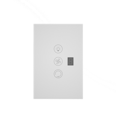 گلومارکت Tuya Wifi Smart Fan Switch Tuya Smart Switch فان سرعت نور روشن و خاموش کنترل صوتی کنترل EU / US استاندارد