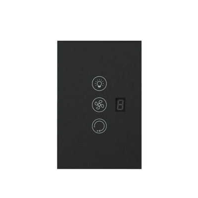 گلومارکت Tuya Wifi Smart Fan Switch Tuya Smart Switch فان سرعت نور روشن و خاموش کنترل صوتی کنترل EU / US استاندارد