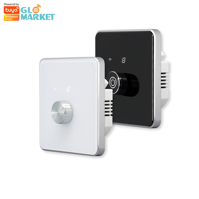 گلومارکت Smart Home Dimmer Switch Tuya Zigbee کنترل صوتی دکمه کمر تنظیم روشنایی با صفحه نمایش دیجیتال