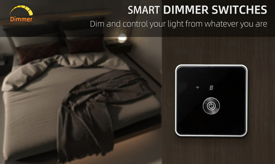 گلومارکت Smart Home Dimmer Switch Tuya Zigbee کنترل صوتی دکمه کمر تنظیم روشنایی با صفحه نمایش دیجیتال