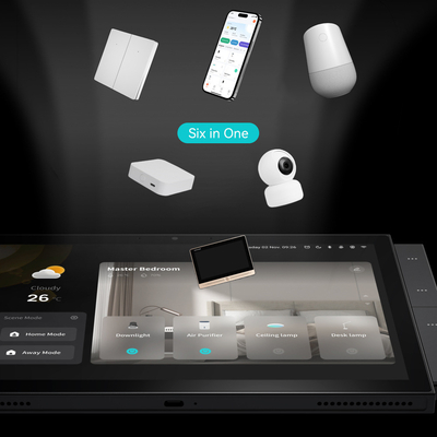 گلومارکت تویا صفحه کنترل خانه هوشمند 10 اینچ صفحه نمایش BLE Zigbee Gateway ساختمان اینترکوم سازگار