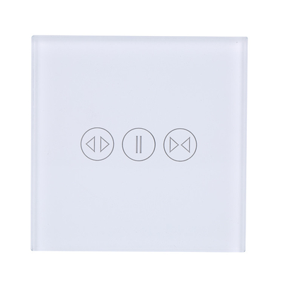 کلید WIFI خانه هوشمند Eu/us سوئیچ پرده کنترل لمسی دیواری استاندارد کار با Google/alexa For Electric Curtain Swit