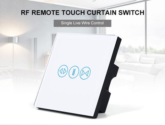 کلید WIFI خانه هوشمند Eu/us سوئیچ پرده کنترل لمسی دیواری استاندارد کار با Google/alexa For Electric Curtain Swit