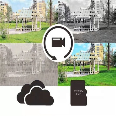 دوربین مداربسته خورشیدی فضای باز Tuya 1080p Full HD ضد آب دوربین تشخیص حرکت PIR PTZ