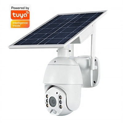 دوربین خانه هوشمند Tuya Security IP66 ضد آب 1080P Full HD PIR تشخیص دوربین خورشیدی PTZ