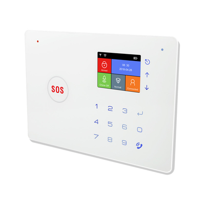 5V2A صفحه نمایش لمسی زنگ خانه 120dB سیستم هشدار امنیتی بی سیم زنگ هشدار Gsm