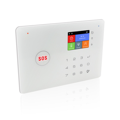 5V2A صفحه نمایش لمسی زنگ خانه 120dB سیستم هشدار امنیتی بی سیم زنگ هشدار Gsm