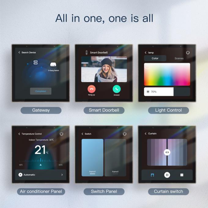 گلومارکت تویا اسمارت 4 اینچ چند کارکرد صفحه کنترل لمسی الکسا صدا زگبی کنترل مرکزی 0